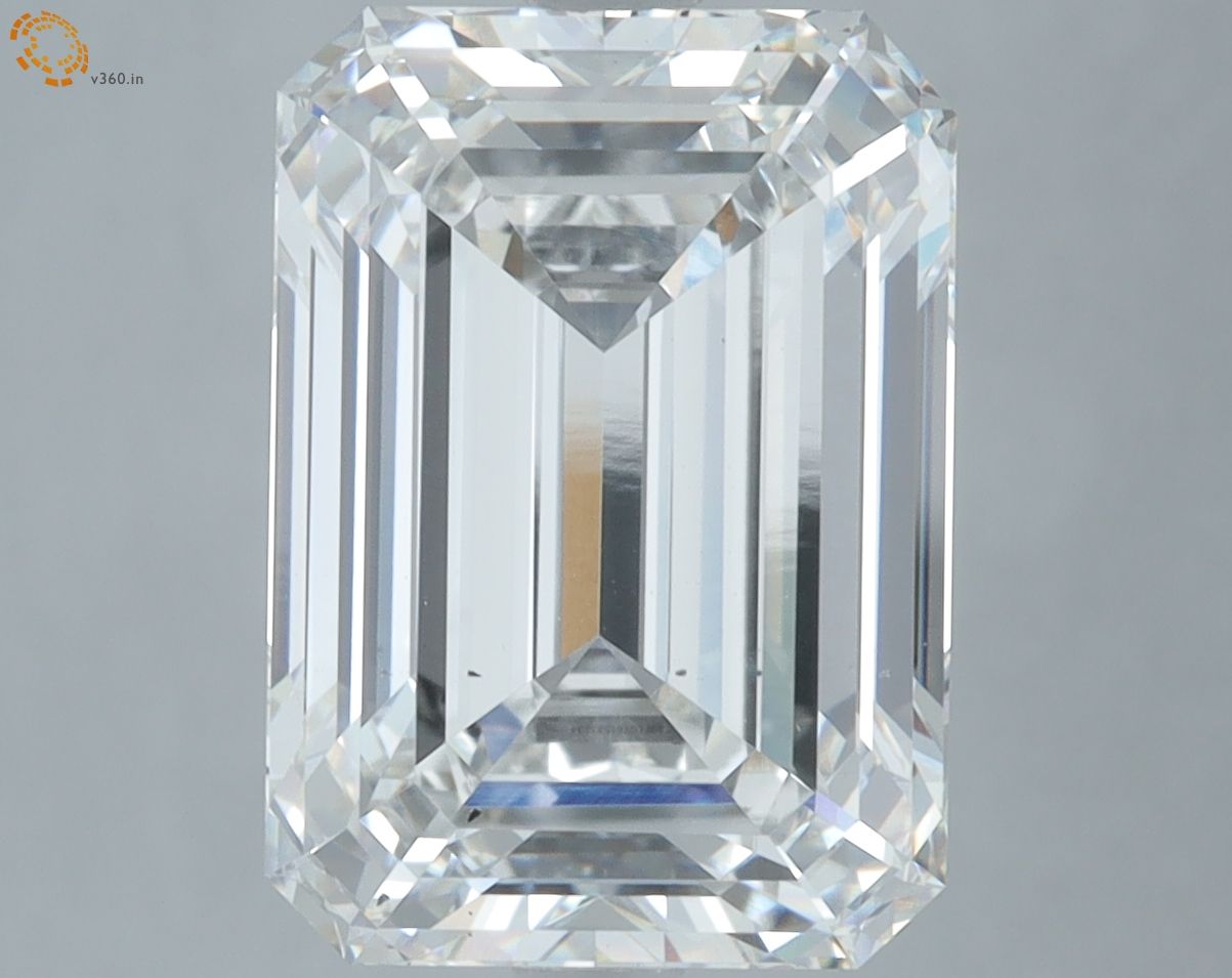 7.08 ct. emerald Lab Grown Diamond front image
