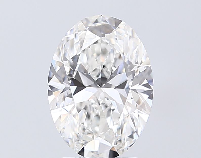 2.10 ct. oval Lab Grown Diamond front image