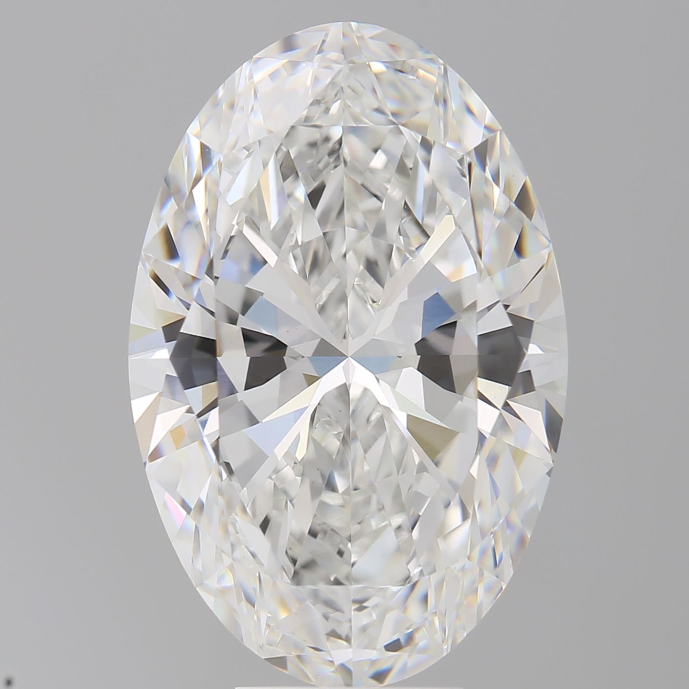 9.10 ct. oval Lab Grown Diamond front image