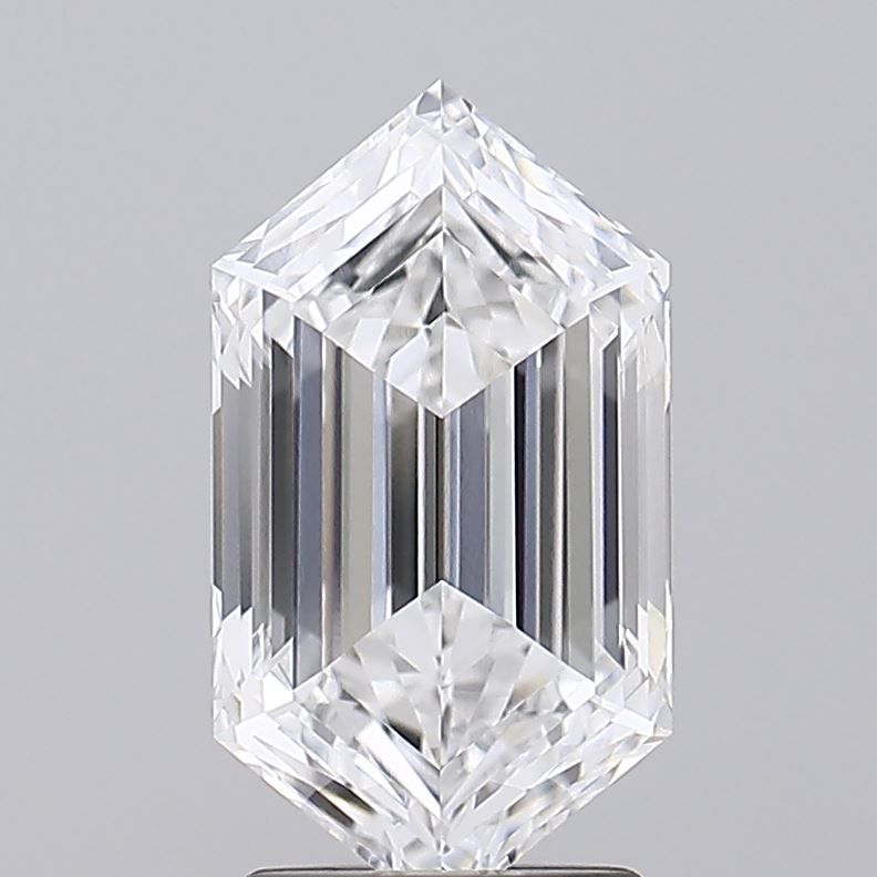2.57 ct lab-grown Hexagonal Diamond