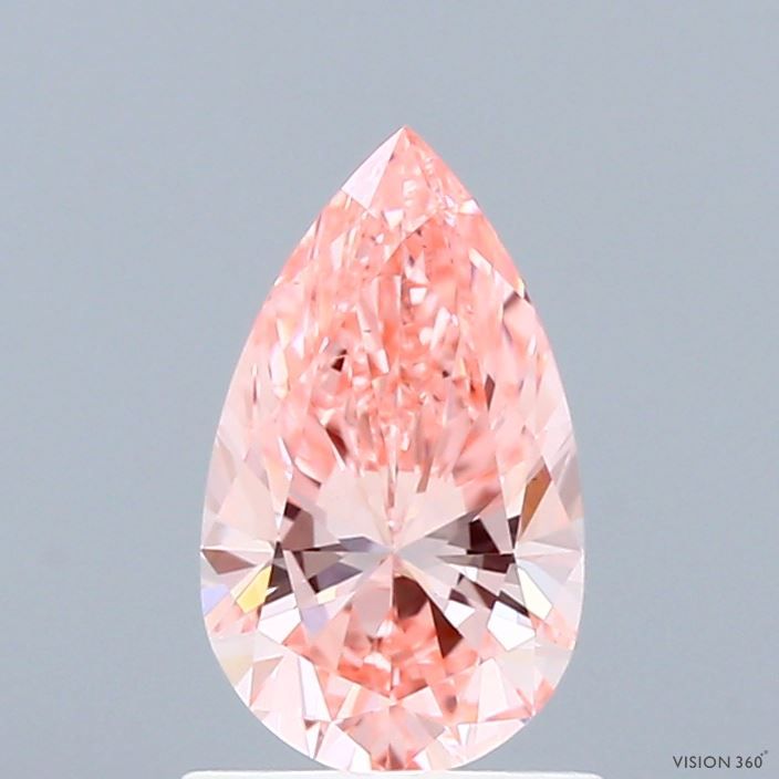 1.04 CT Fancy Intense Pink PEAR