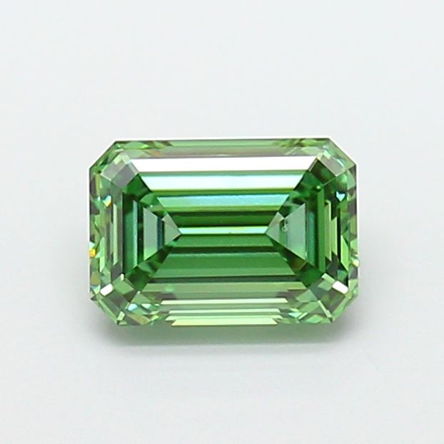 1.53 CT Fancy Vivid Green EMERALD