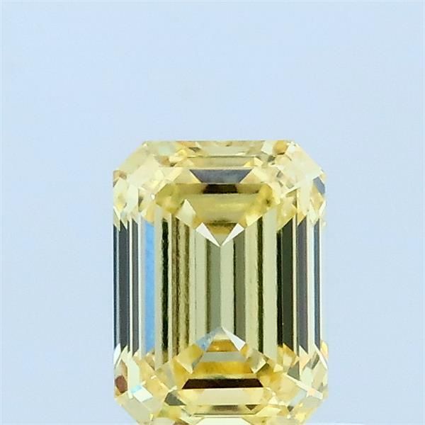 0.73 CT Fancy Yellow EMERALD