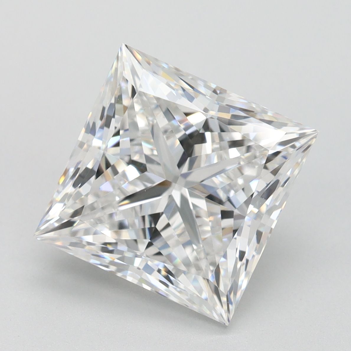 3.94 ct. princess Lab Grown Diamond front image