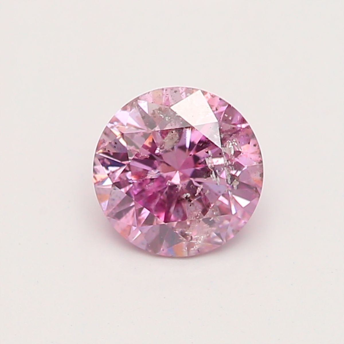 Diament 0.31 ct Fancy Intense Purplish Pink/