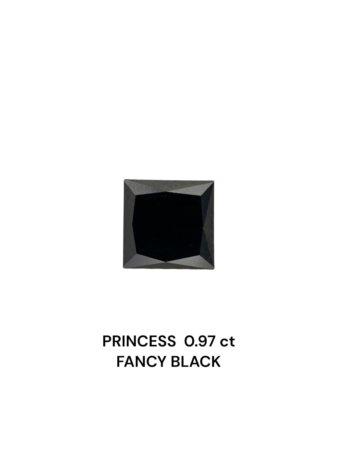 Diament 0.97 ct Fancy Black/VVS2
