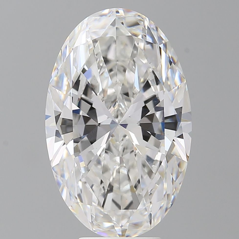 7.02 ct. oval Lab Grown Diamond front image