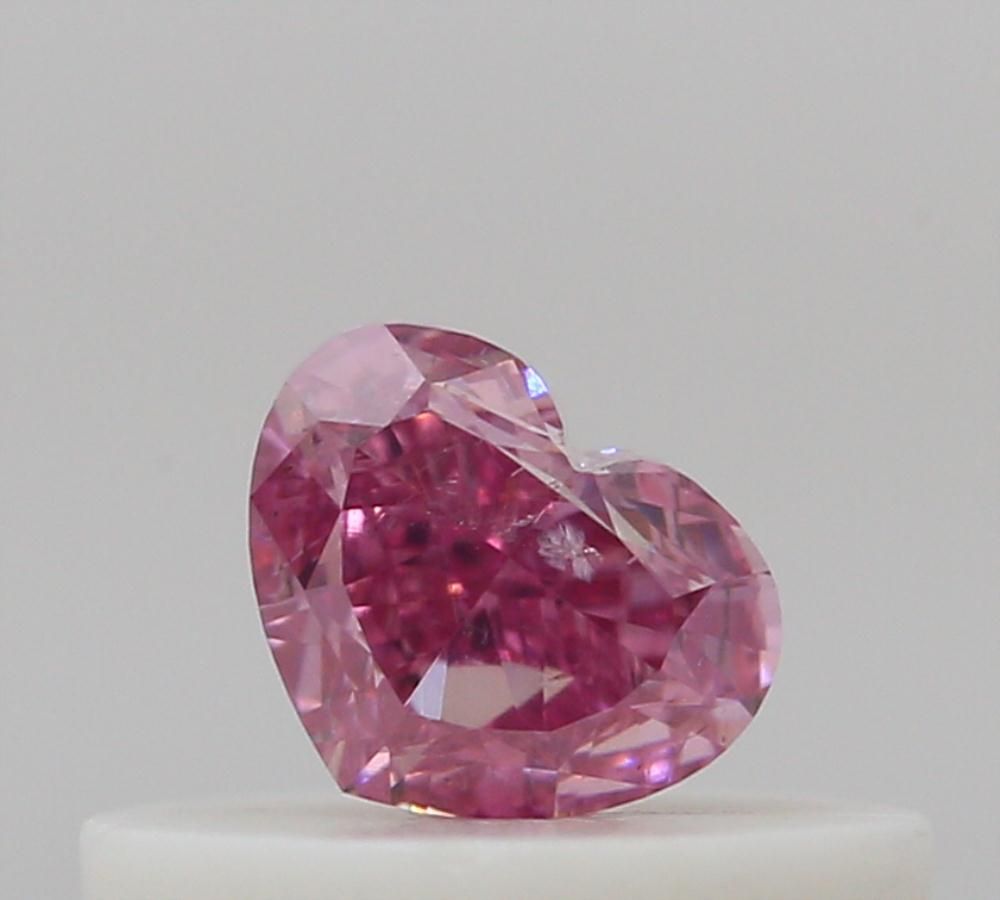 Diament 0.25 ct Fancy Vivid Purplish Pink/SI2