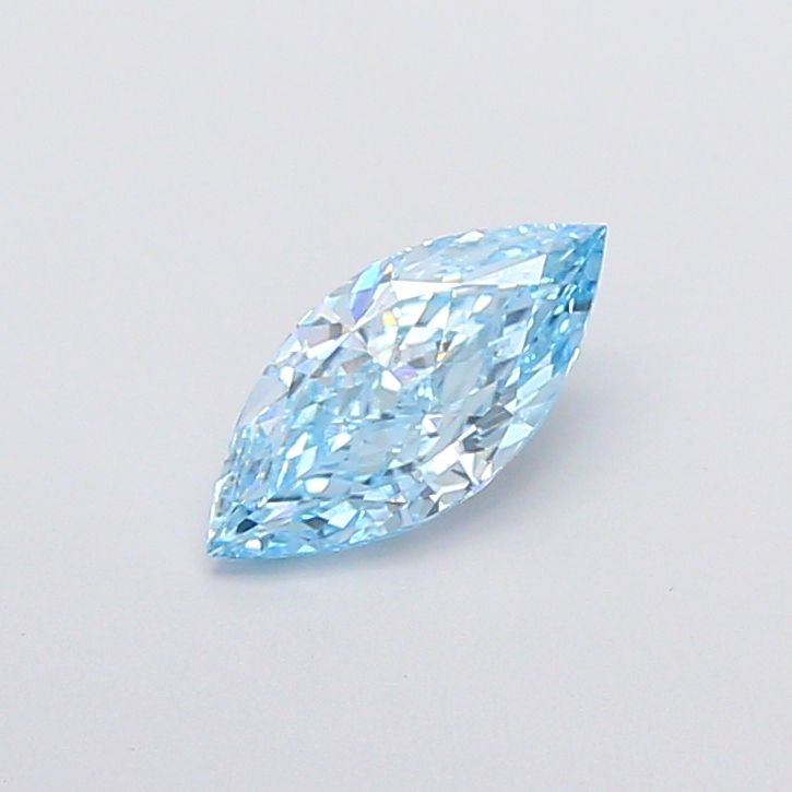 1.06 CT Fancy Vivid Blue MARQUISE
