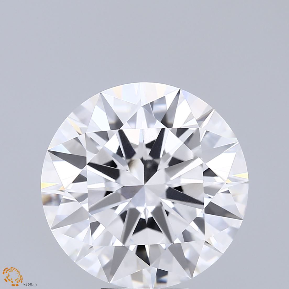 8.03 ct. round Lab Grown Diamond front image