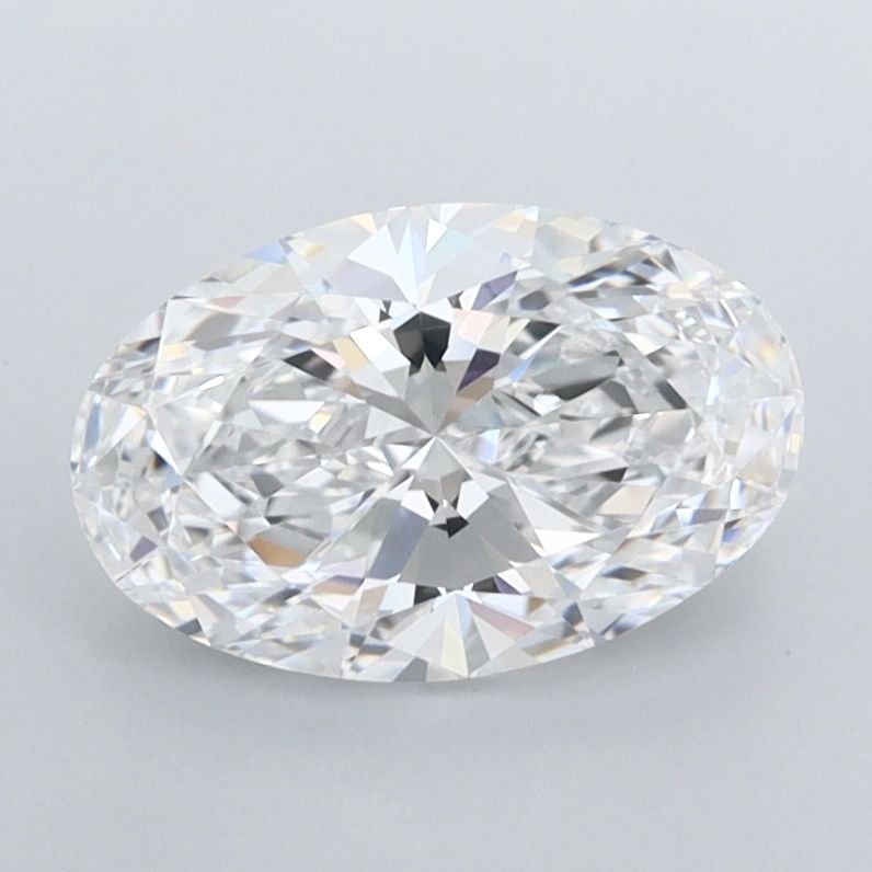 1.35 ct. oval Lab Grown Diamond front image