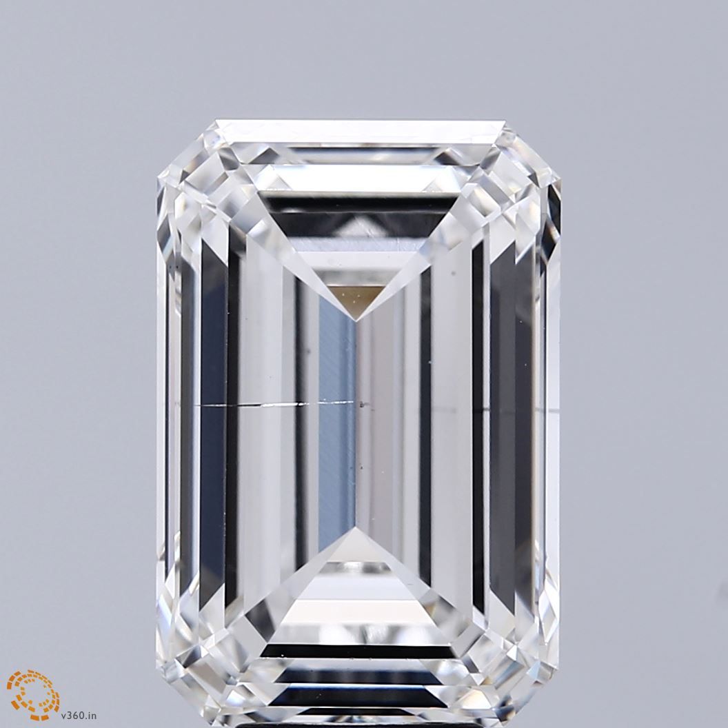 9.02 ct. emerald Lab Grown Diamond front image