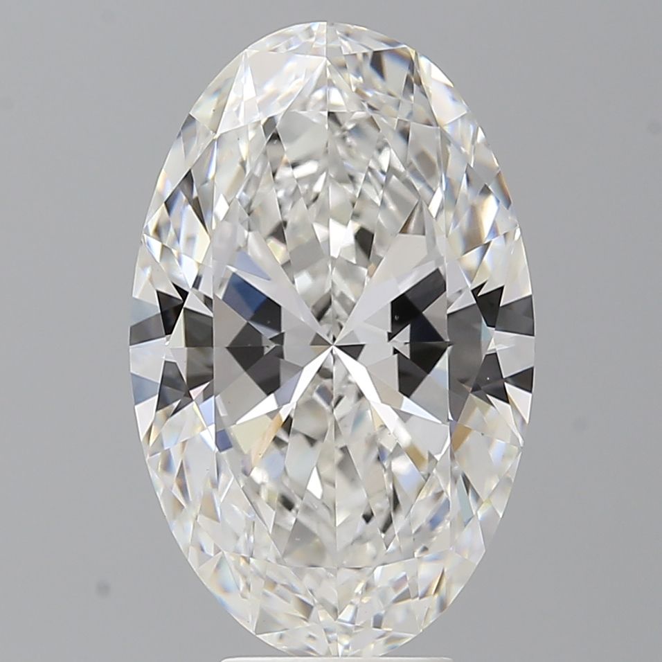 6.51 ct. oval Lab Grown Diamond front image