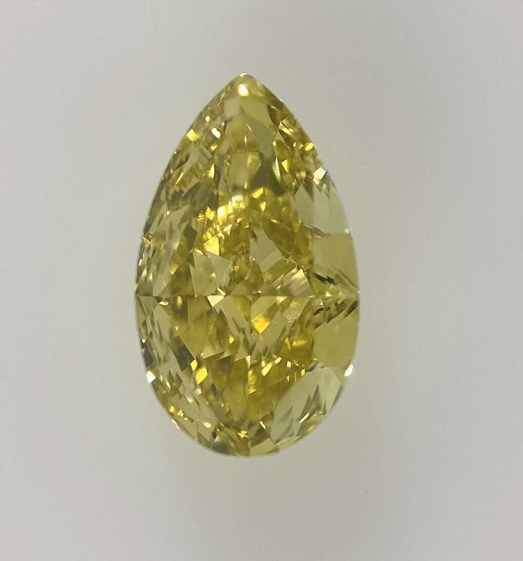 Diament 1.41 ct Fancy Deep Yellow/VS2