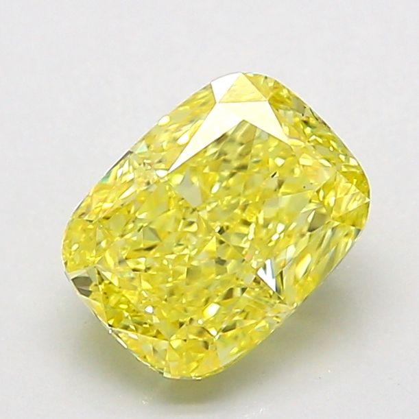 1.5 CT Fancy Intense Yellow CUSHION MODIFIED