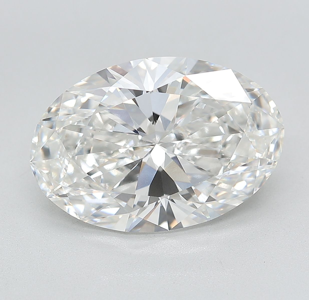 5.78 ct. oval Lab Grown Diamond front image