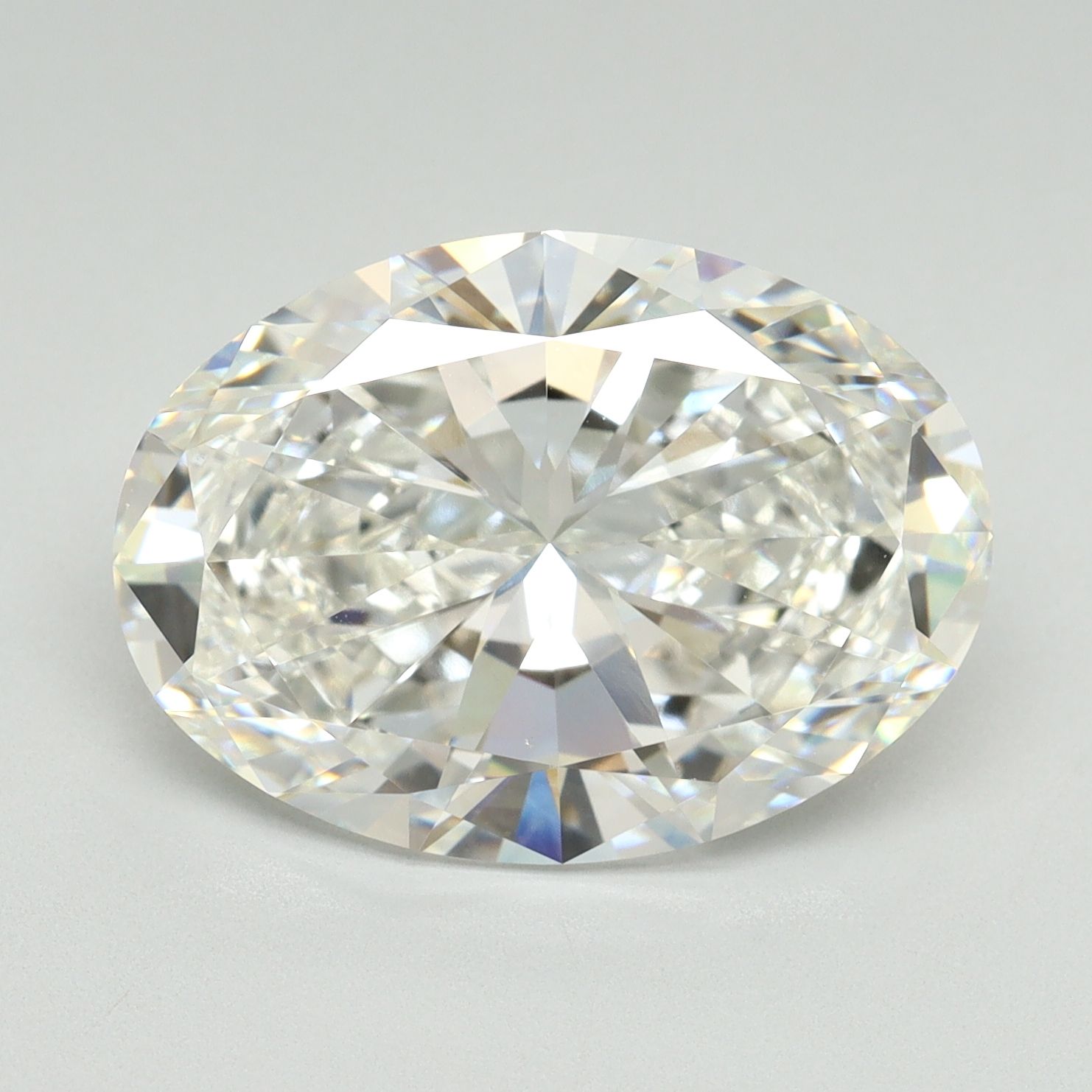 7.15 ct. oval Lab Grown Diamond front image