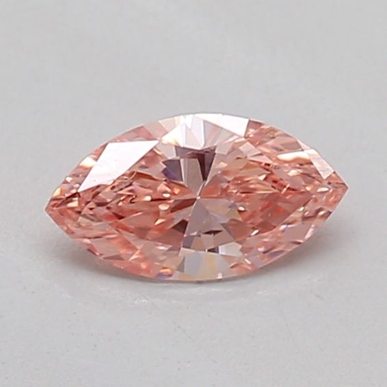 0.2 CT Fancy Vivid Brownish Pink MARQUISE