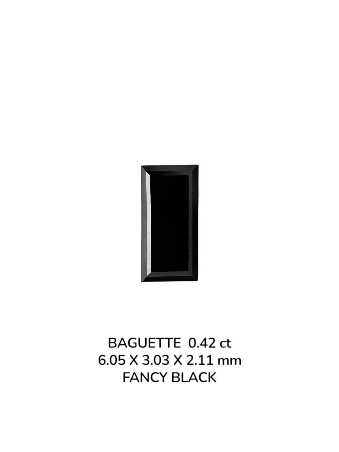 Diament 0.42 ct Fancy Black/VVS2