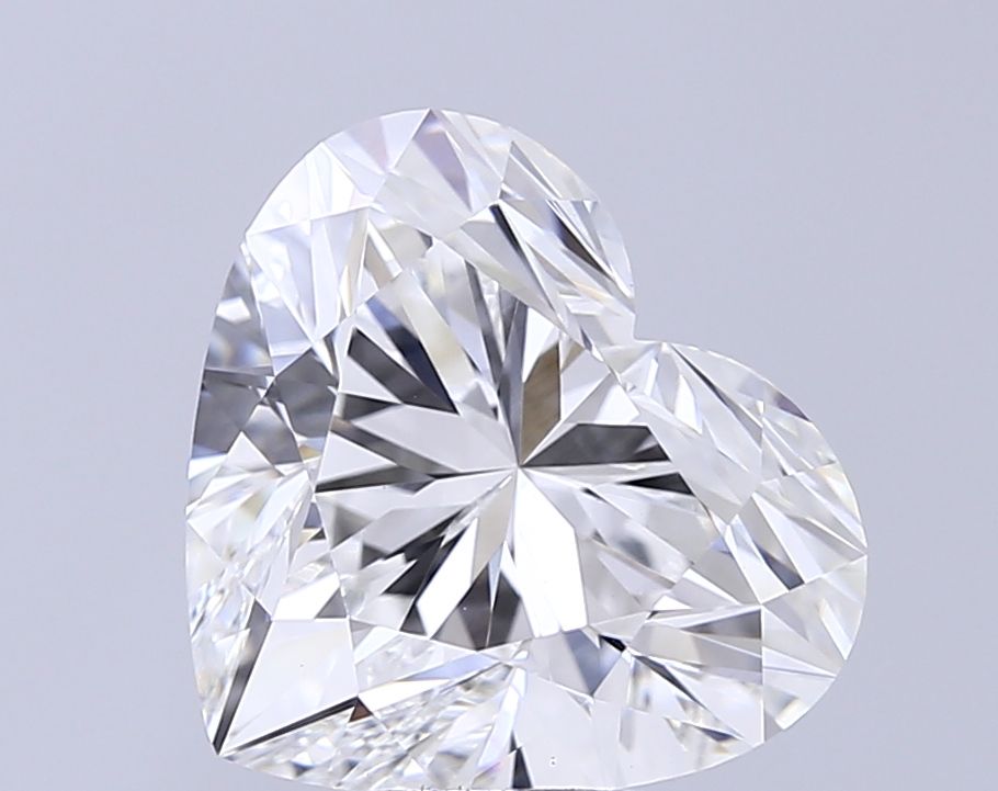 5.52 ct. heart Lab Grown Diamond front image