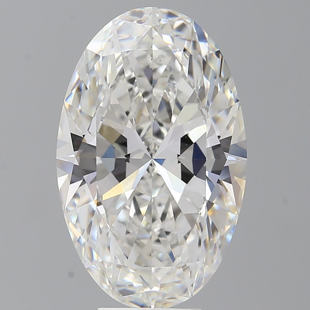 7.58 ct. oval Lab Grown Diamond front image
