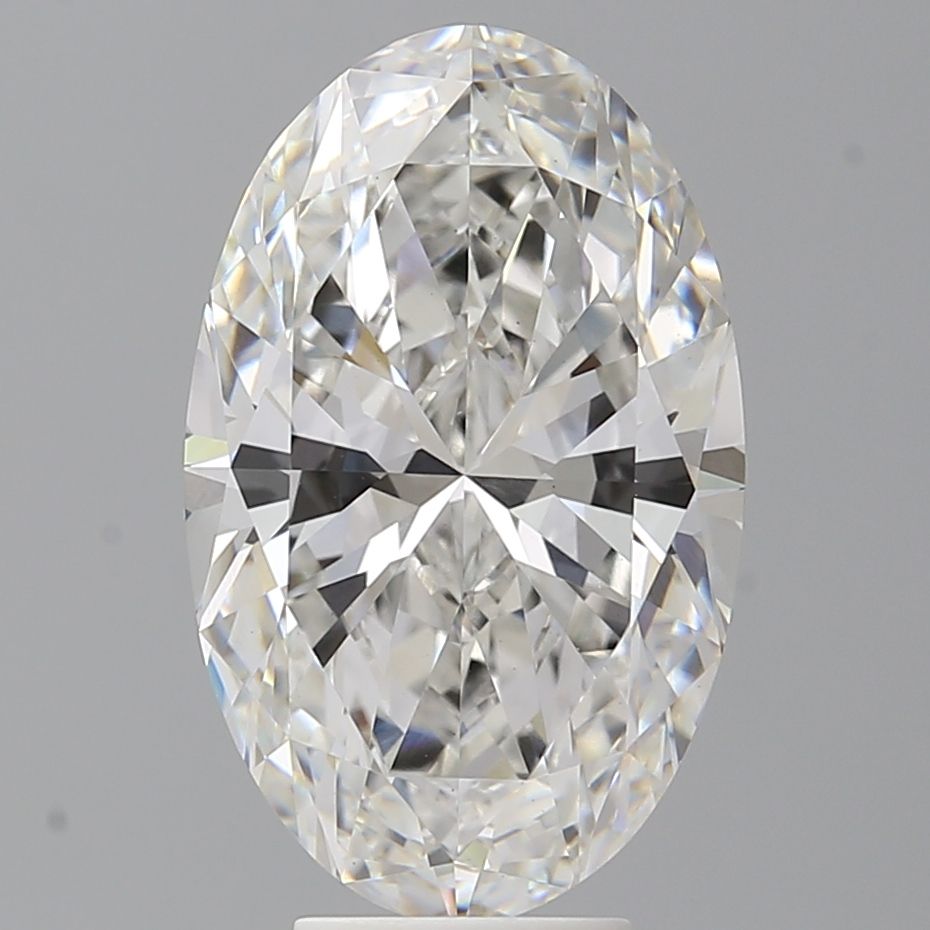 6.05 ct. oval Lab Grown Diamond front image