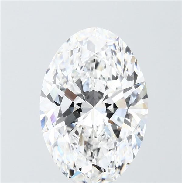 6.07 ct. oval Lab Grown Diamond front image