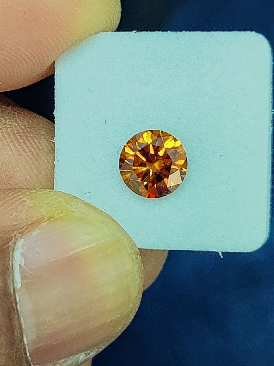 Diament 1.02 ct Fancy Deep Orange Brown/SI1