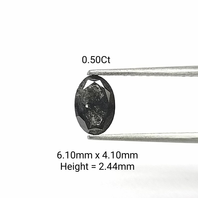 Diament 0.5 ct Fancy Salt and Pepper/I3