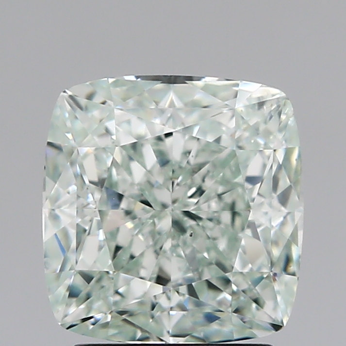 Diament 2.9 ct Light Greenish Blue/SI1