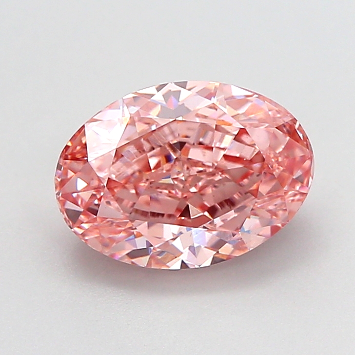 1.73 CT Fancy Vivid Pink OVAL