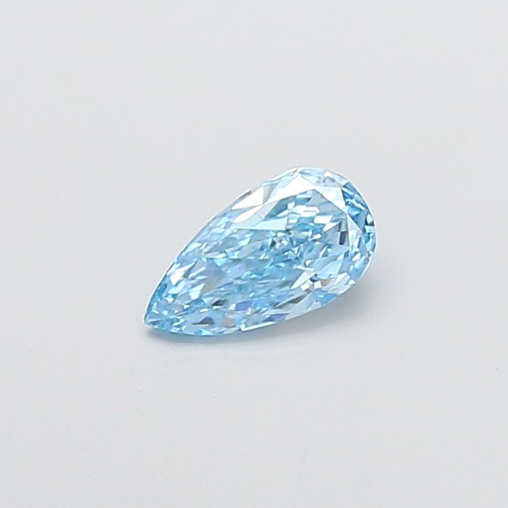 0.72 CT Fancy Vivid Blue PEAR