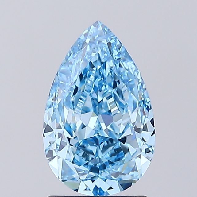 1.79 CT Fancy Vivid Blue PEAR