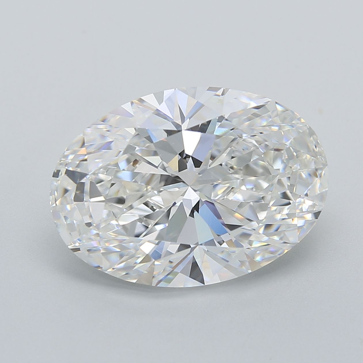 6.53 ct. oval Lab Grown Diamond front image