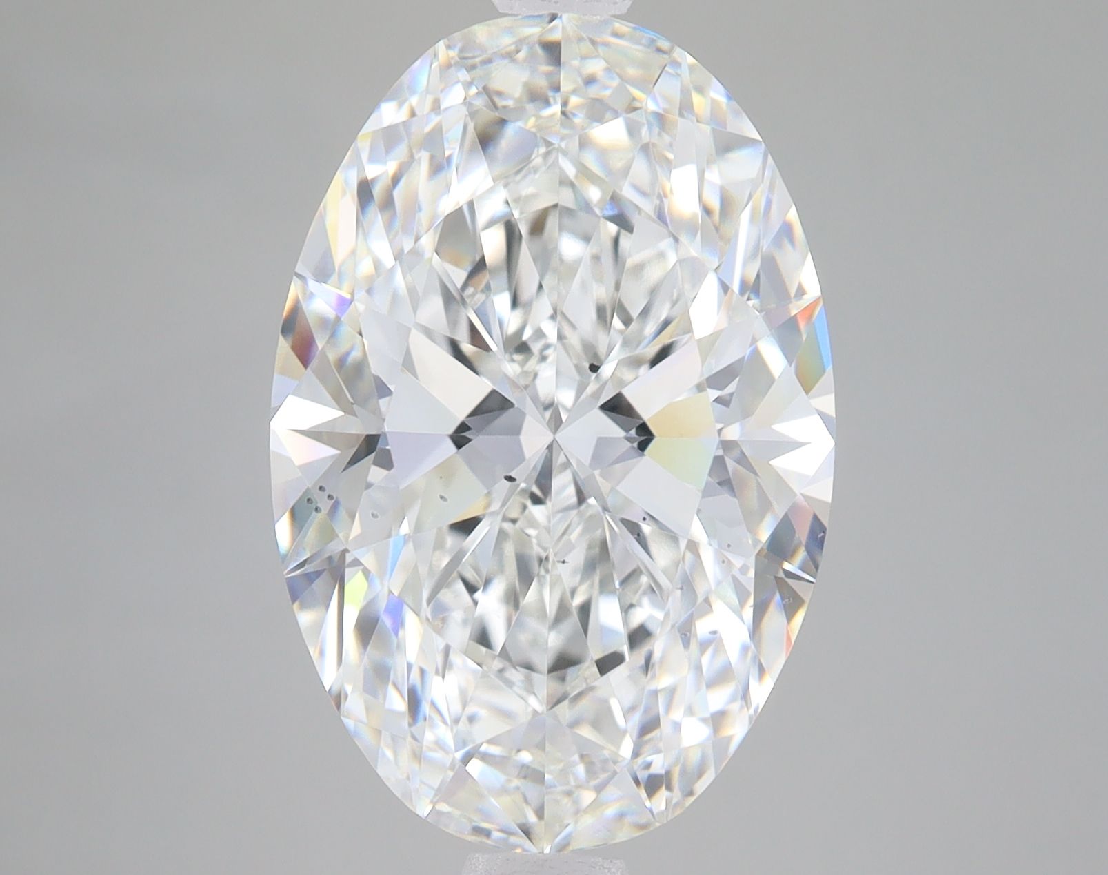 8.10 ct. oval Lab Grown Diamond front image
