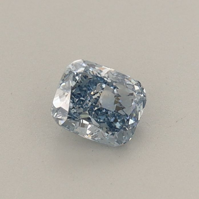 0.35 CT Fancy Vivid Blue CUSHION MODIFIED