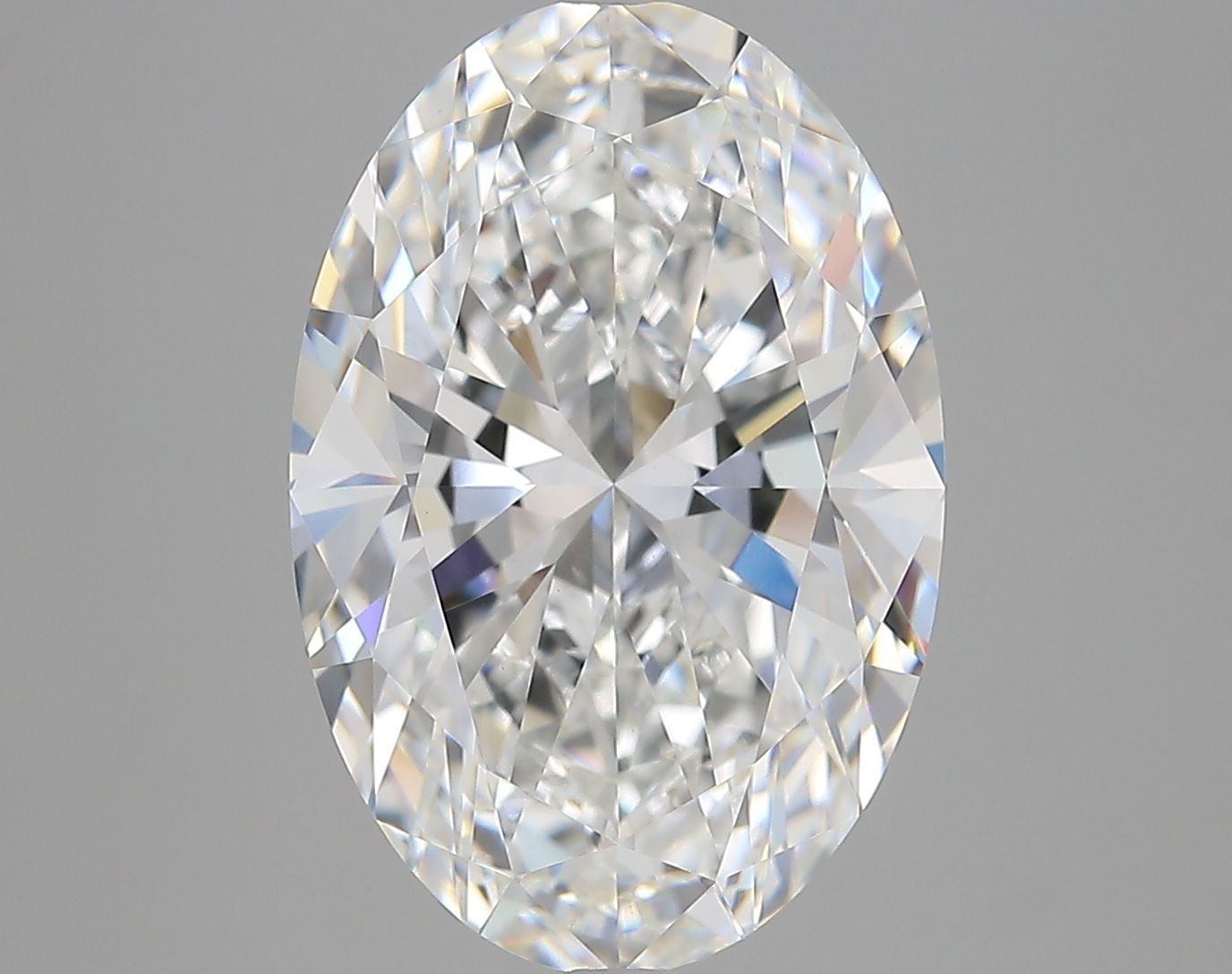 7.03 ct. oval Lab Grown Diamond front image