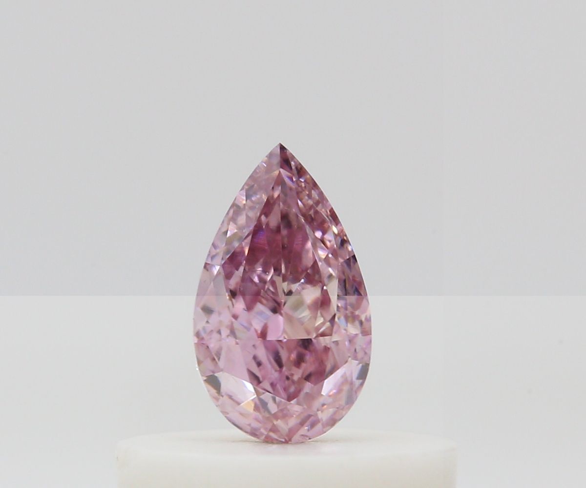 Diament 0.25 ct Fancy Intense Purplish Pink/SI1