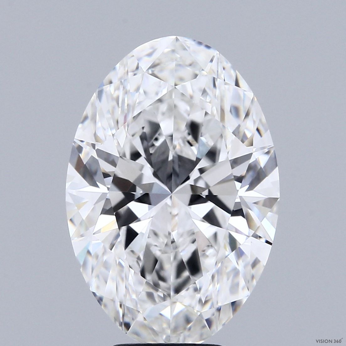 6.08 ct. oval Lab Grown Diamond front image