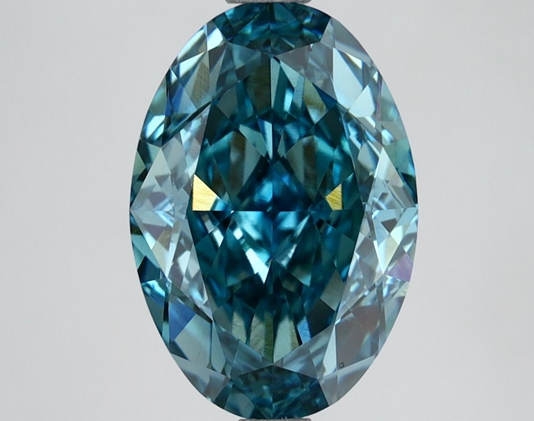 3.08 ct. oval Lab Grown Diamond front image
