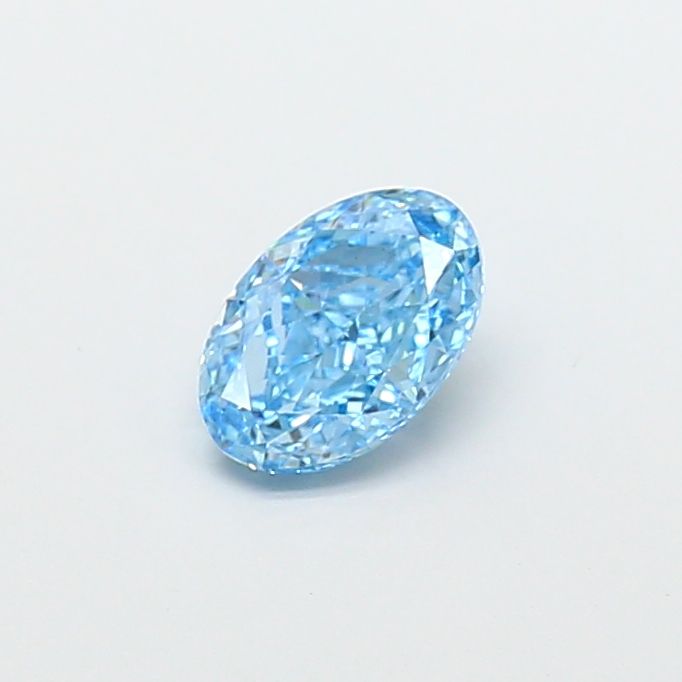 1.19 CT Fancy Vivid Blue OVAL