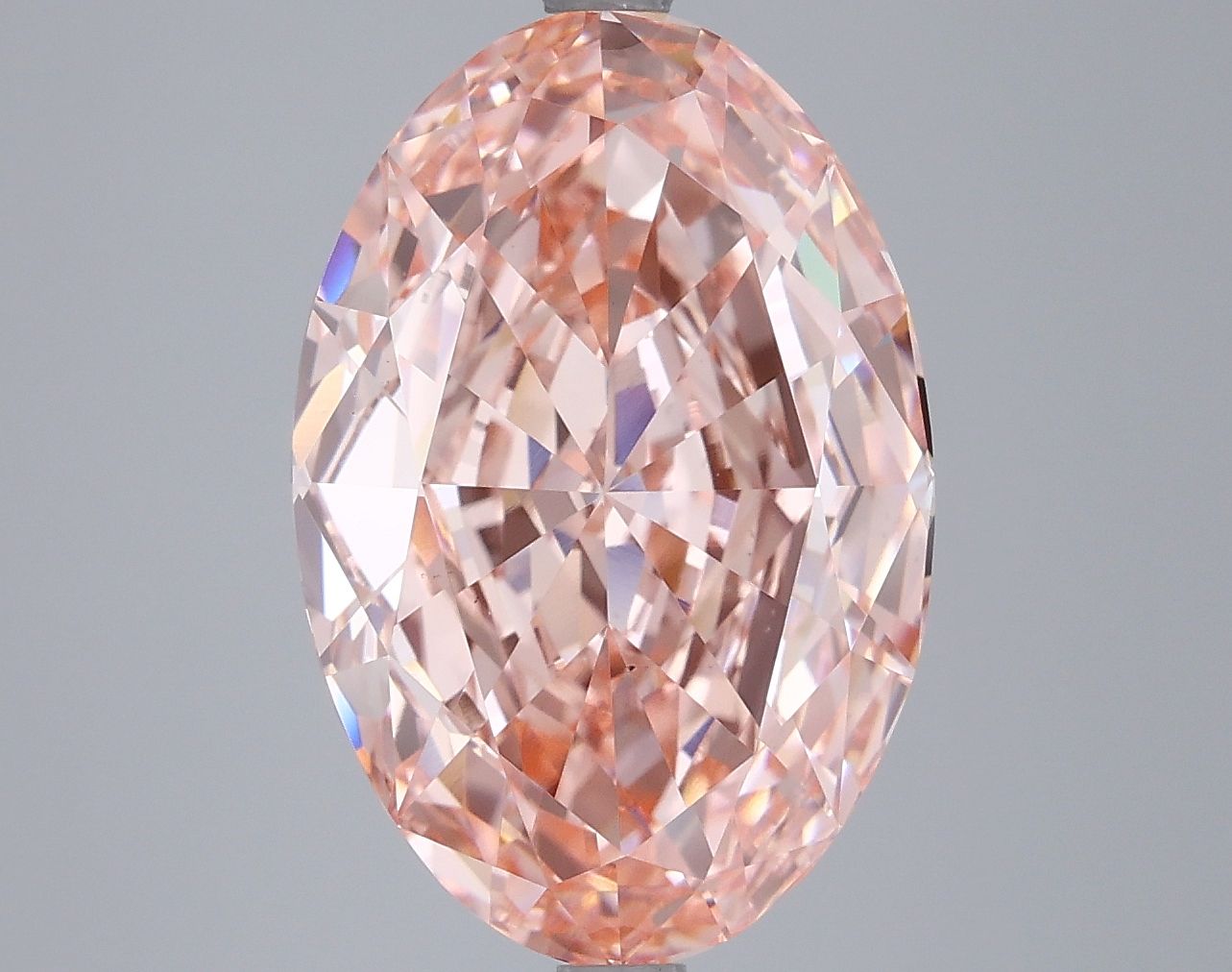 6.46 ct. oval Lab Grown Diamond front image