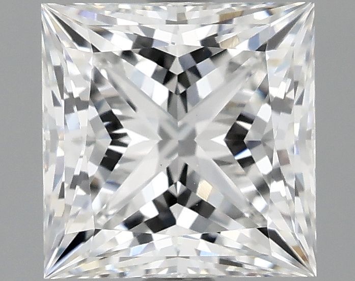 2.10 ct. princess Lab Grown Diamond front image