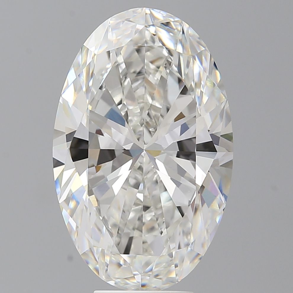 7.58 ct. oval Lab Grown Diamond front image