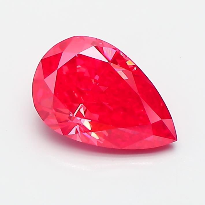 1.01 CT Fancy Vivid Red PEAR