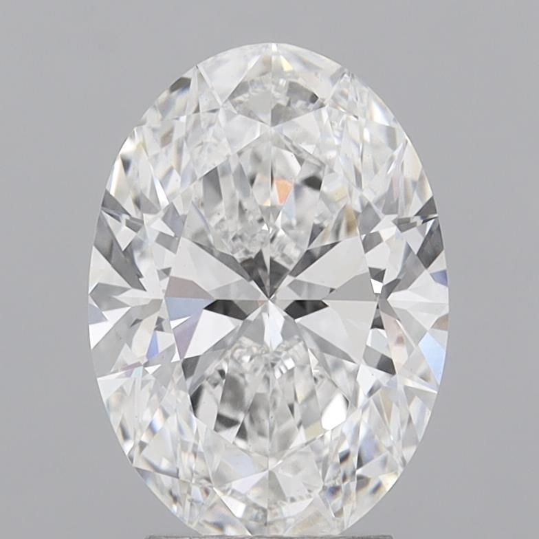 3.65 ct. oval Lab Grown Diamond front image