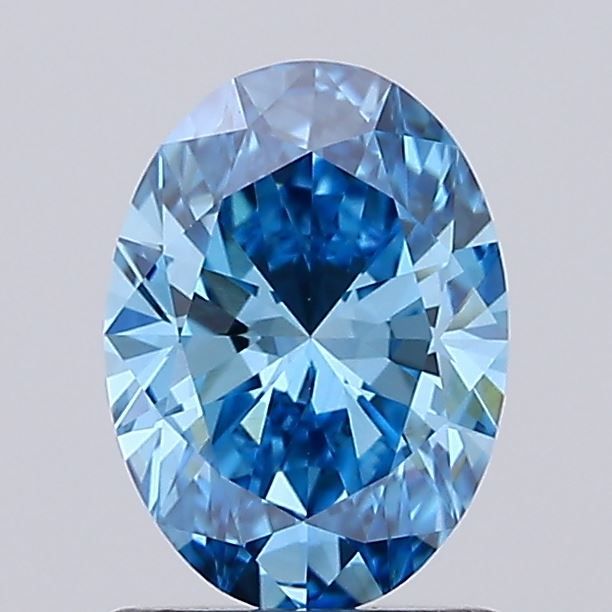 1.01 CT Fancy Vivid Blue OVAL