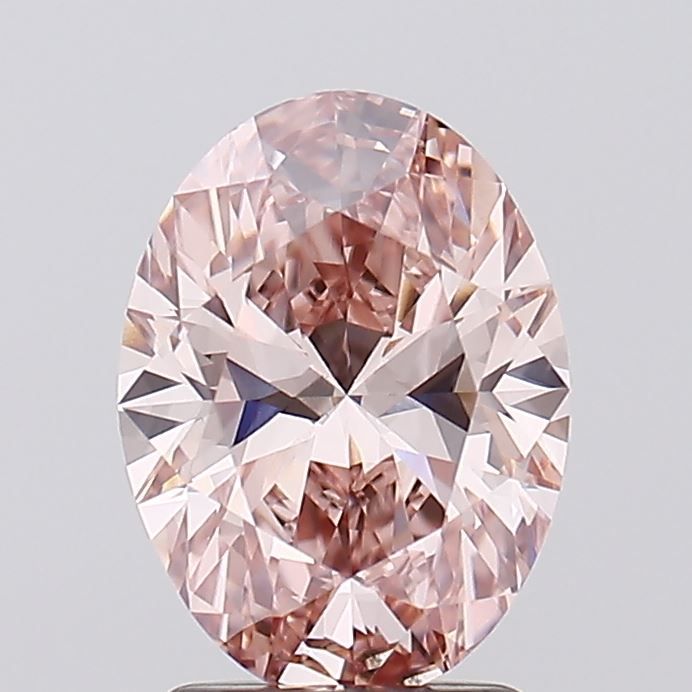 2.01 ct. oval Lab Grown Diamond front image