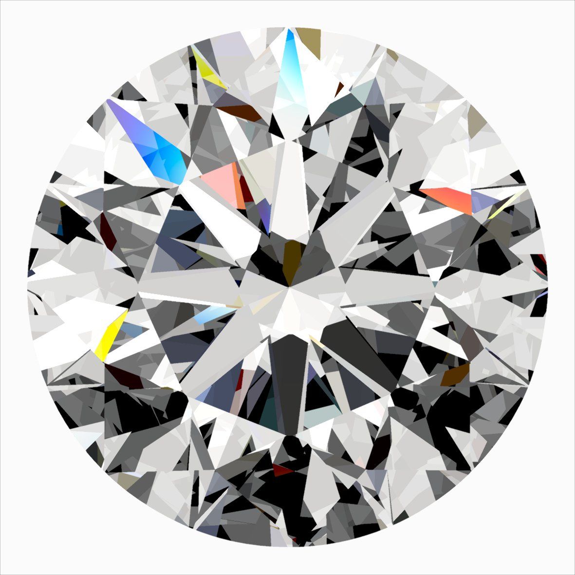 0.52 ct Round diamond