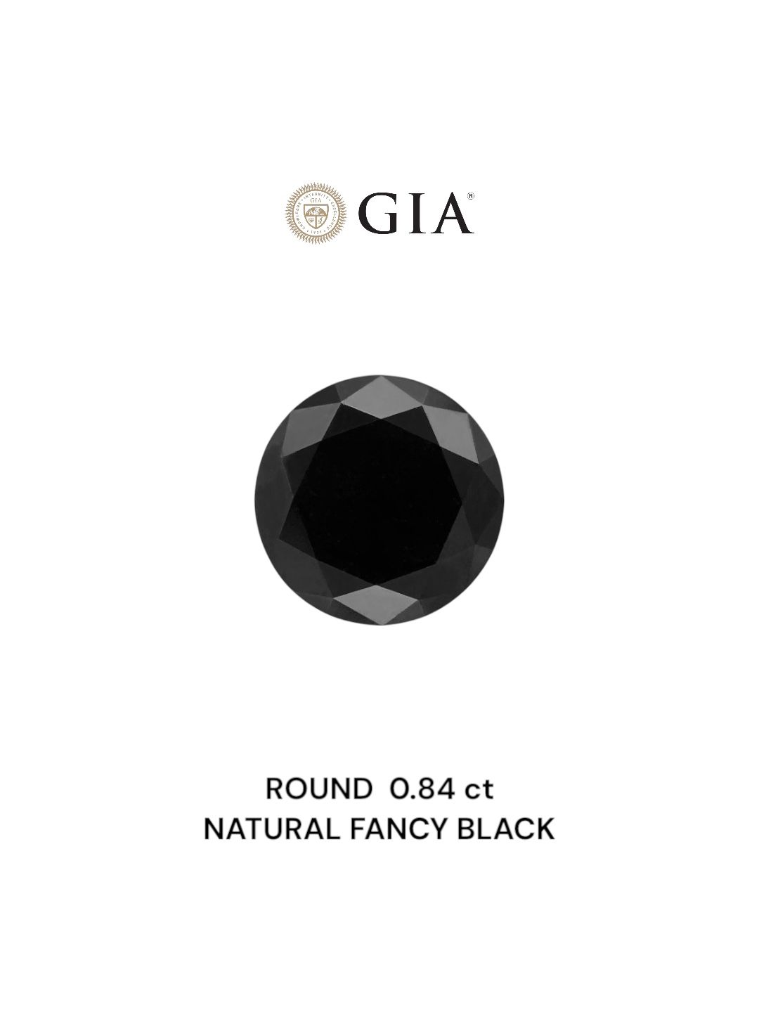0.84 ct Round diamond